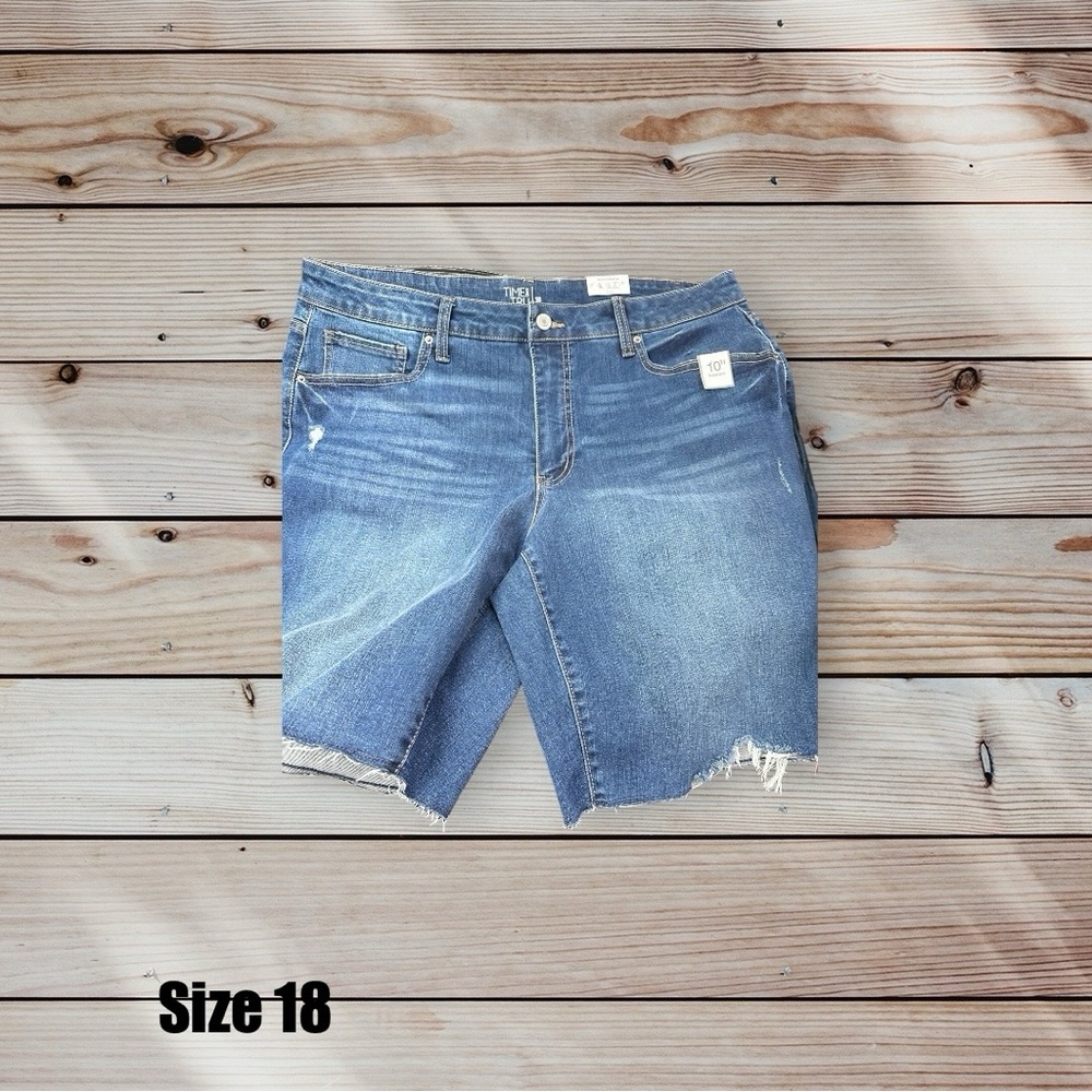 Blue jean shorts